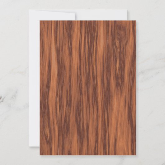 Fun Buffalo Pset Lumberjack Beer kerstfeest Kaart (Achterkant)