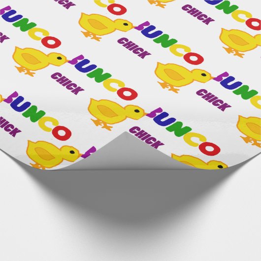 Fun Bunco Chick Art Cadeaupapier (Hoek)