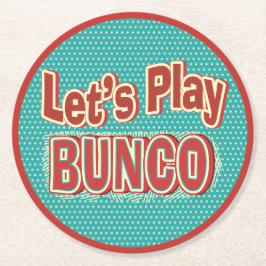 Fun Bunco Onderzetter - Laten we Bunco spelen
