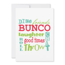 Fun Bunco Subway Art Girls Night Out Party Invitat