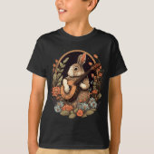 Fun Bunny die Banjo Guitar Music Rabbit Happy spee T-shirt (Voorkant)