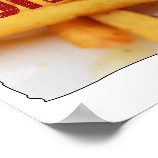 Fun Burger Maniac Poster! Poster (Hoek)