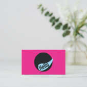 Fun Business Card template Visitekaartje (Staand voorkant)
