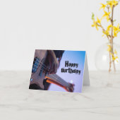 Fun But Bass Guitar Player Musician Birthday Kaart (Gele Bloem)