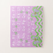 Fun Butterfly Garden Kinder Alphabet Learning Legpuzzel (Verticaal)