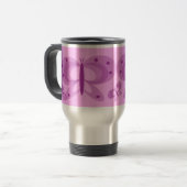 Fun Butterfly Travel Mug Reisbeker (Voorkant links)