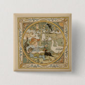 Fun-Button lezen Vierkante Button 5,1 Cm (Voorkant)