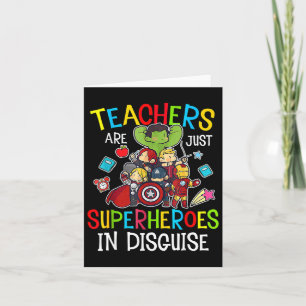 Fun Byck naar school leraren zijn superhelden gesc Kaart