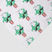 Fun Cactus Heart Dank u Tissuepapier (Detail)