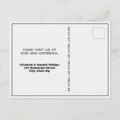 Fun Cactus We Moved Southwest Announcement Briefkaart (Achterkant)