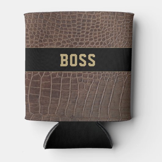 Fun cadeau! Aangepaste BOSS-koelbox aantrekkelijk Blikjeskoeler (Voorkant)