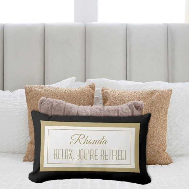 Fun cadeau! Retiree's douane relaxation pillow Kussen (Creator heeft geüpload)