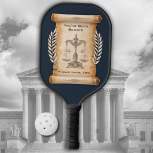 Fun cadeau voor advocaat Je bent geserveerd Pickle Pickleball Paddle