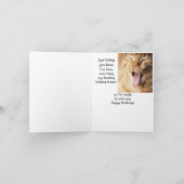 Fun Cake Frosting likken tong Cat Animal Humor Kaart (Binnen)