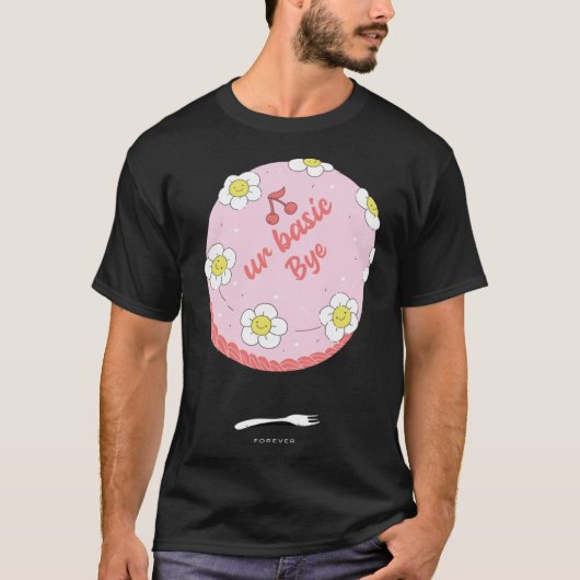 Fun Cake Idee Afscheid Collega Medewerker Appreci T-shirt (Voorkant)