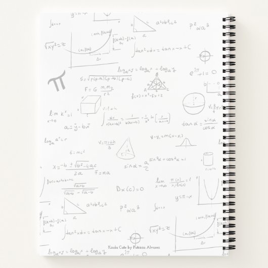 Fun Calculator Kind Wiskunde Notitieboek (Achterkant)