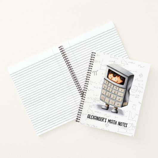 Fun Calculator Kind Wiskunde Notitieboek (Binnen)