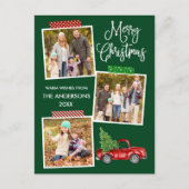 Fun Calligraphy Craft Tape Truck Green Briefkaart (Voorkant)