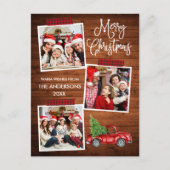 Fun Calligraphy Pset Craft Tape Wood Truck Briefkaart (Voorkant)