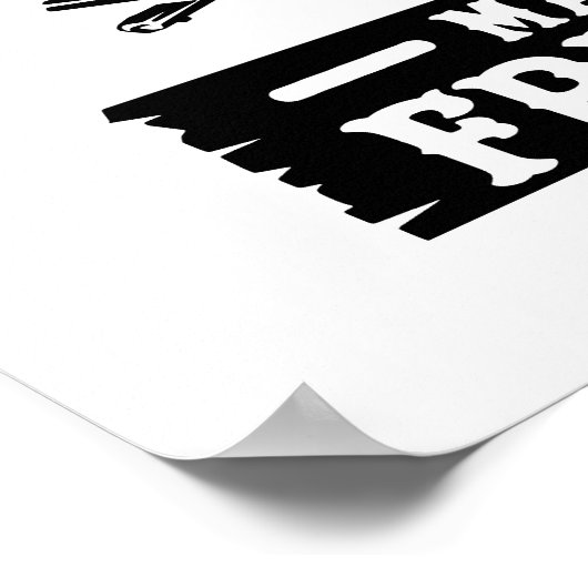 Fun Camping regelt woordkunst Poster (Hoek)