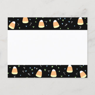 Fun Candy Corn Border Aankondigingskaart
