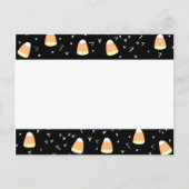 Fun Candy Corn Border Aankondigingskaart (Voorkant)