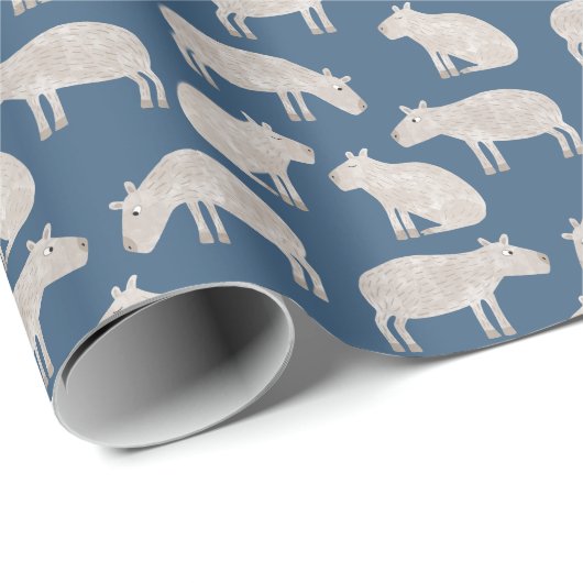 Fun Capybara Cadeaupapier (Rol Hoek)