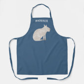 Fun Capybara gepersonaliseerd Schort (Voorkant)