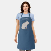 Fun Capybara gepersonaliseerd Schort (Gedragen)