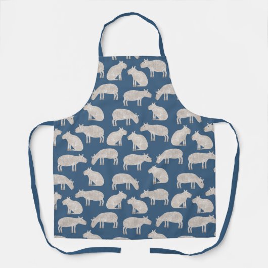 Fun Capybara Pattern Schort (Voorkant)
