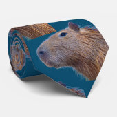 Fun Capybara Stropdas (Opgerold)