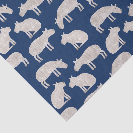 Fun Capybara Tissuepapier (Detail)