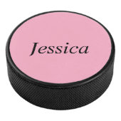 Fun Carnation Pink Hockey Puck (3/4)