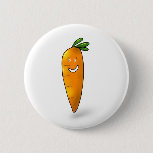 Fun carrot badge ronde button 5,7 cm (Voorkant)