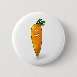 Fun carrot badge ronde button 5,7 cm