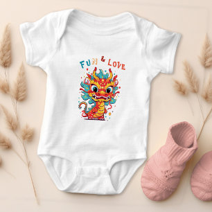 Fun Carton Draak Chinees Nieuwjaar Fu Kinderen Cad Romper