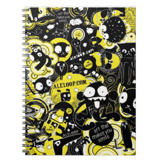 Fun Cartoon Art-laptop Notitieboek