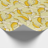 Fun Cartoon Bananas Oerwoud Party Thema Cadeaupapier (Hoek)