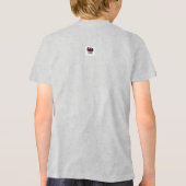 Fun cartoon Boy kinder shirt (Achterkant)