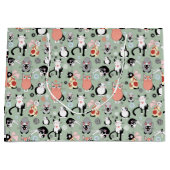 Fun Cartoon Cats Groot Cadeauzakje (Voorkant)