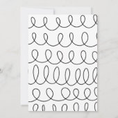 Fun cartoon die de foto van het afstuderen aanpast aankondiging (Achterkant)