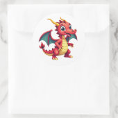 Fun Cartoon Dragon Sticker (Tas)