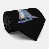 Fun cartoon dragon stropdas (Opgerold)