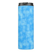 Fun Cartoon Happy Snagels Shades Aqua Blue Thermosbeker (Achterkant)