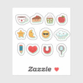 Fun cartoon kawaii sticker set (Vel)