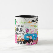 Fun cartoon koffie mok om met vrienden te delen (Midden)