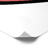 Fun Cartoon Open Mouth and Lips Poster (Hoek)