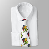 Fun Cartoon Pirate Parrot Stropdas (Gebonden)