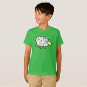 Fun Cartoon Sheep T-shirt (Voorkant volledig)