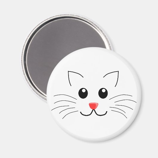 Fun Cartoon Tekenketting Face Magneet (Voorkant / Achterkant)